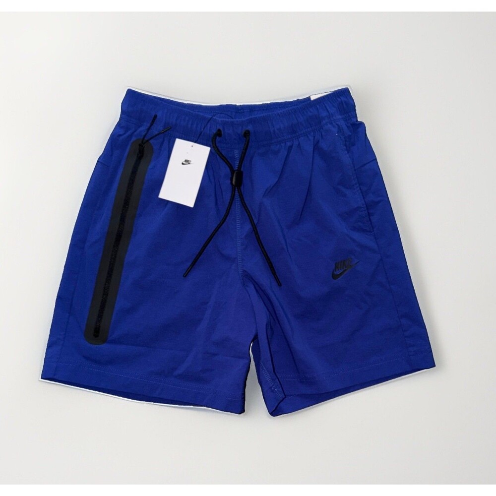 Men's Nike Tech Woven Casual Lounge Shorts Deep Night Purple HQ0470-539 Size S